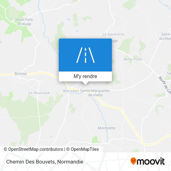 Chemin Des Bouvets plan