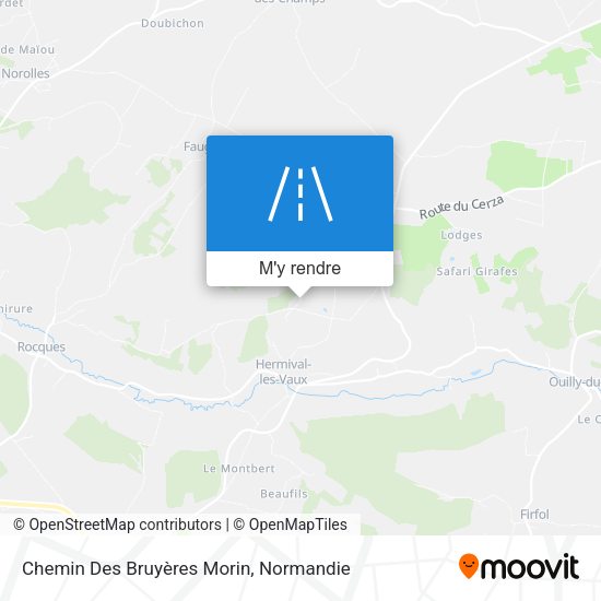 Chemin Des Bruyères Morin plan