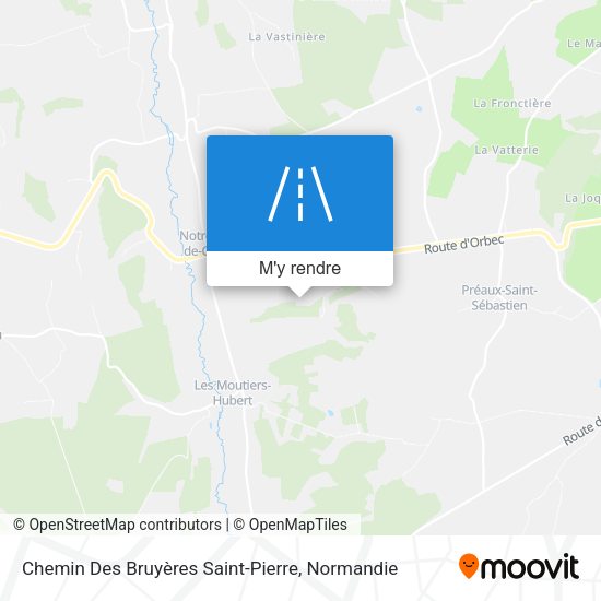 Chemin Des Bruyères Saint-Pierre plan