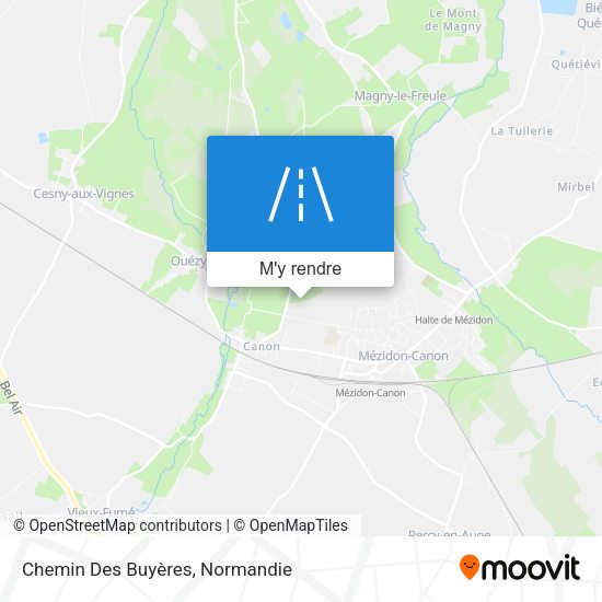 Chemin Des Buyères plan