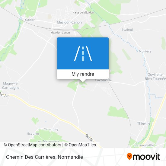 Chemin Des Carrières plan