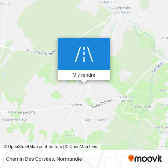 Chemin Des Corvées plan