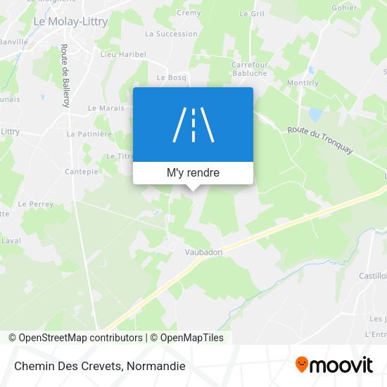 Chemin Des Crevets plan