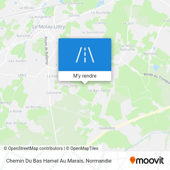 Chemin Du Bas Hamel Au Marais plan