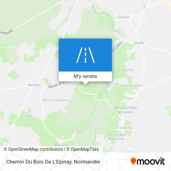 Chemin Du Bois De L'Epinay plan