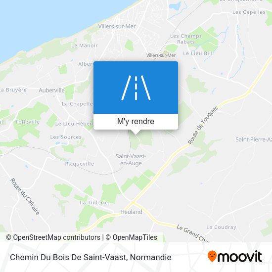 Chemin Du Bois De Saint-Vaast plan