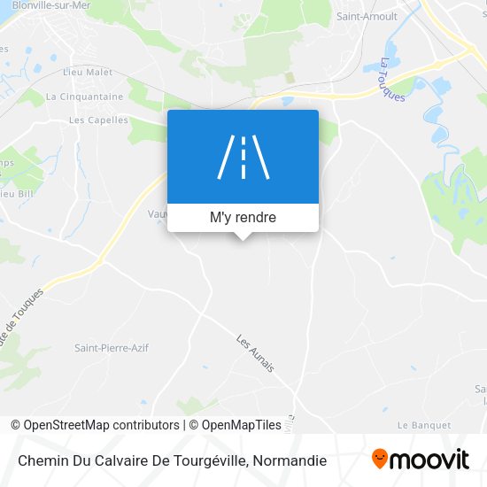 Chemin Du Calvaire De Tourgéville plan