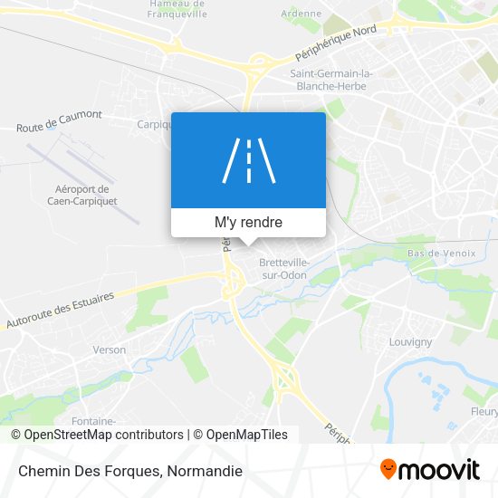 Chemin Des Forques plan
