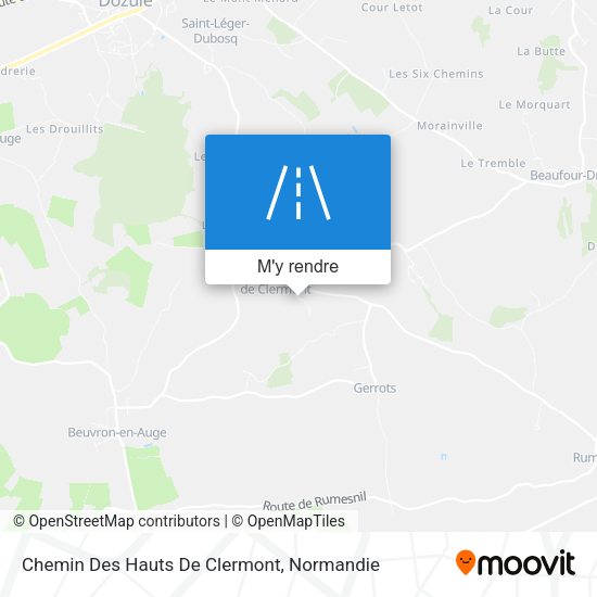 Chemin Des Hauts De Clermont plan