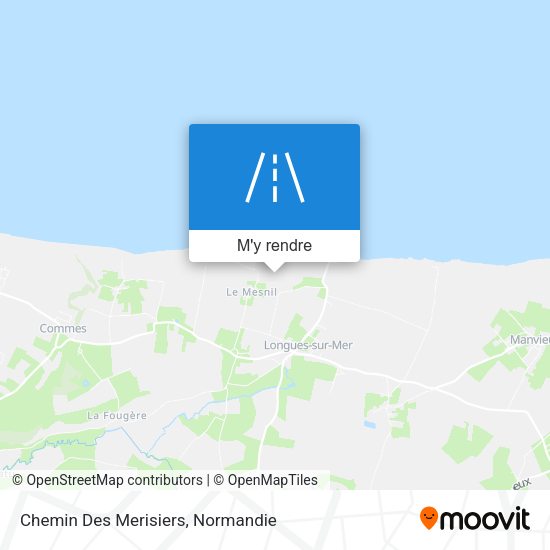 Chemin Des Merisiers plan