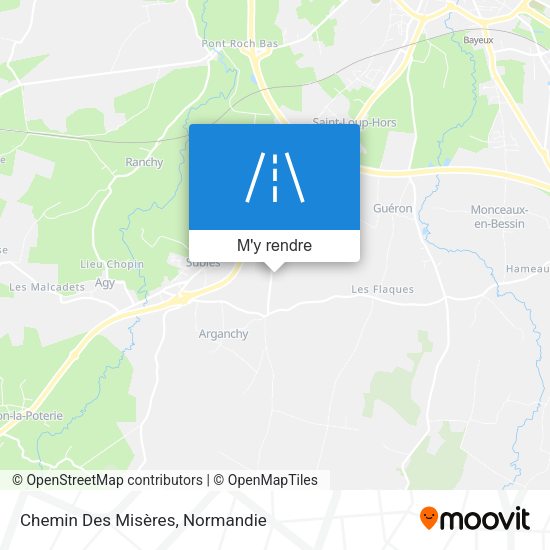 Chemin Des Misères plan