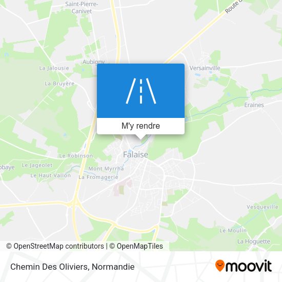 Chemin Des Oliviers plan