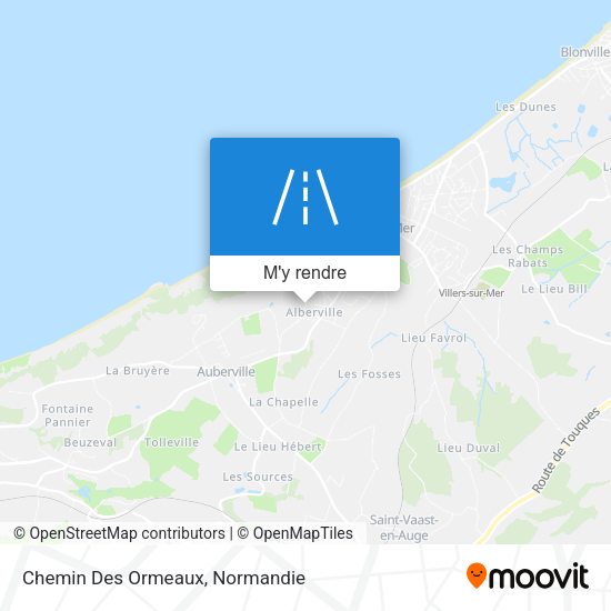 Chemin Des Ormeaux plan