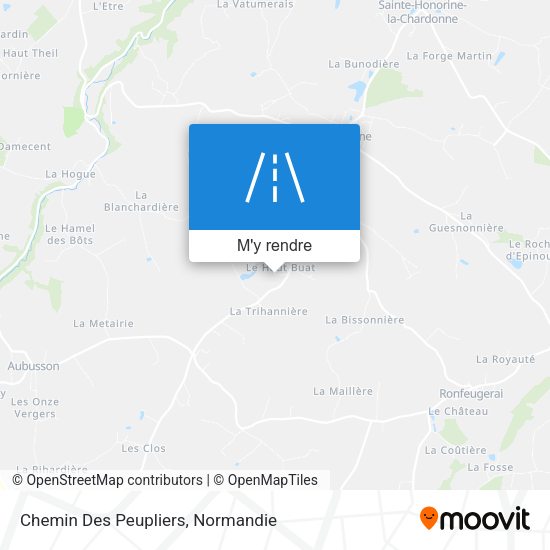 Chemin Des Peupliers plan