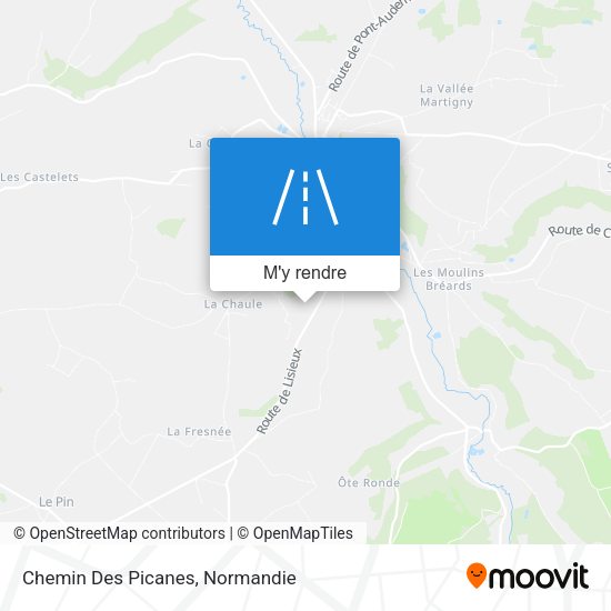 Chemin Des Picanes plan