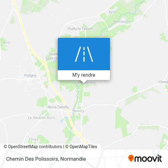 Chemin Des Polissoirs plan
