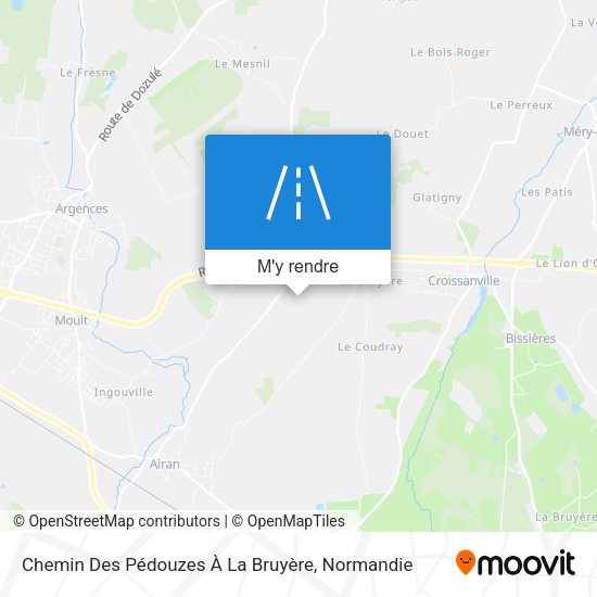 Chemin Des Pédouzes À La Bruyère plan