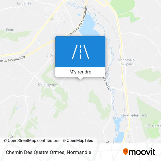 Chemin Des Quatre Ormes plan