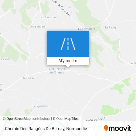 Chemin Des Rangées De Bernay plan