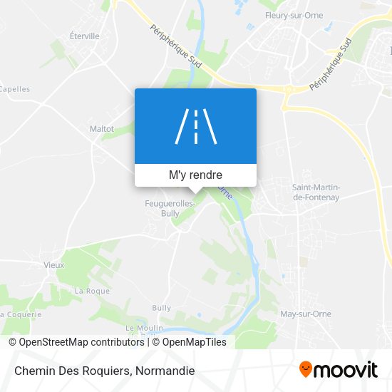 Chemin Des Roquiers plan