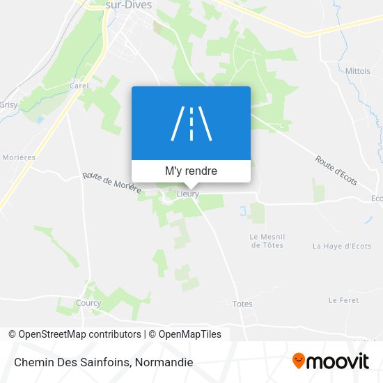 Chemin Des Sainfoins plan