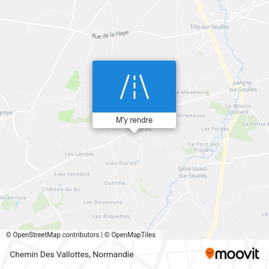 Chemin Des Vallottes plan