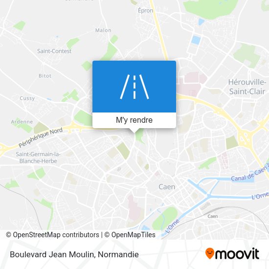 Boulevard Jean Moulin plan