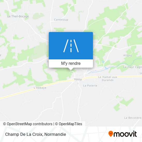 Champ De La Croix plan