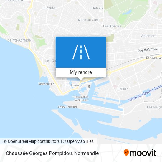 Chaussée Georges Pompidou plan
