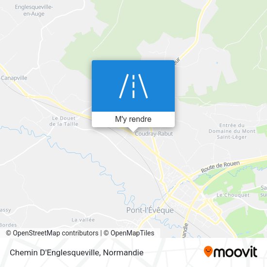 Chemin D'Englesqueville plan
