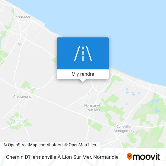 Chemin D'Hermanville À Lion-Sur-Mer plan