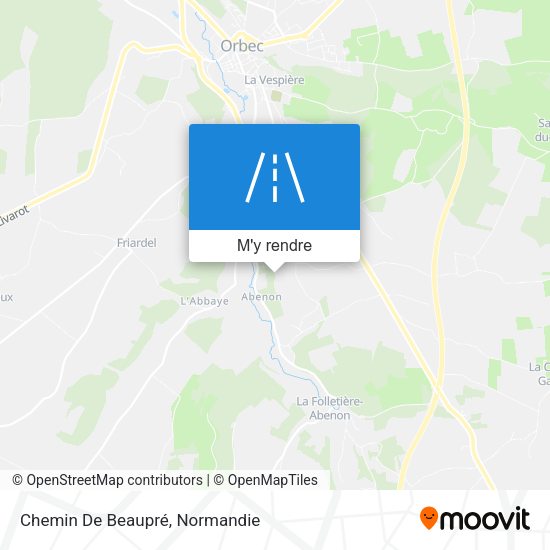 Chemin De Beaupré plan