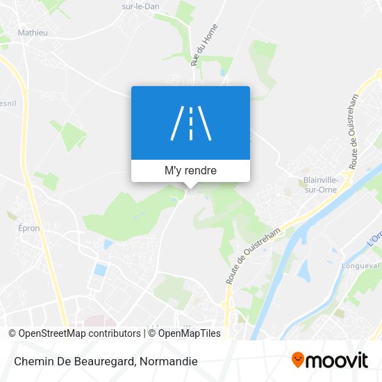 Chemin De Beauregard plan