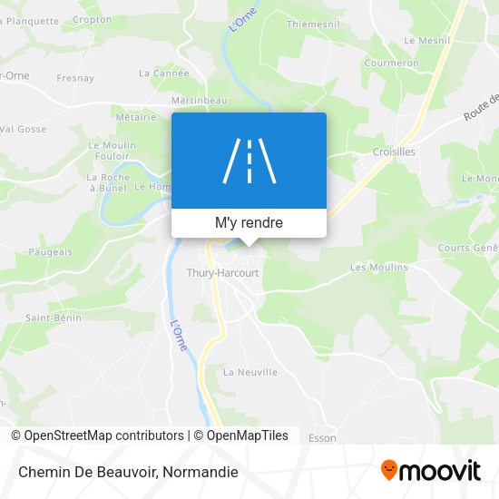 Chemin De Beauvoir plan
