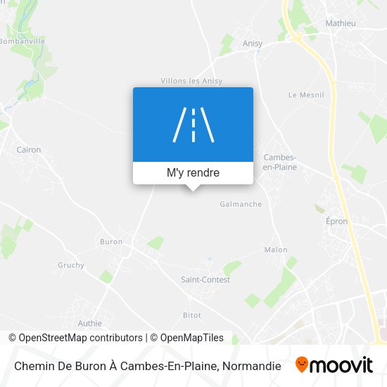 Chemin De Buron À Cambes-En-Plaine plan