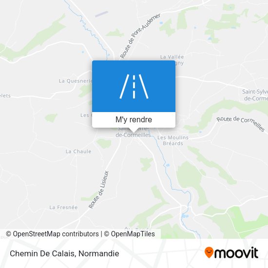 Chemin De Calais plan