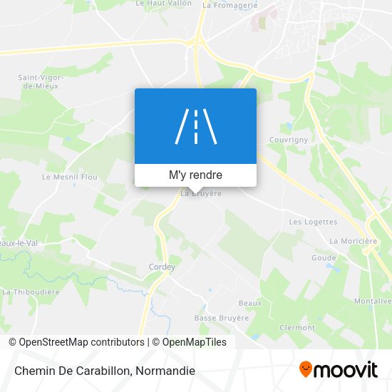 Chemin De Carabillon plan