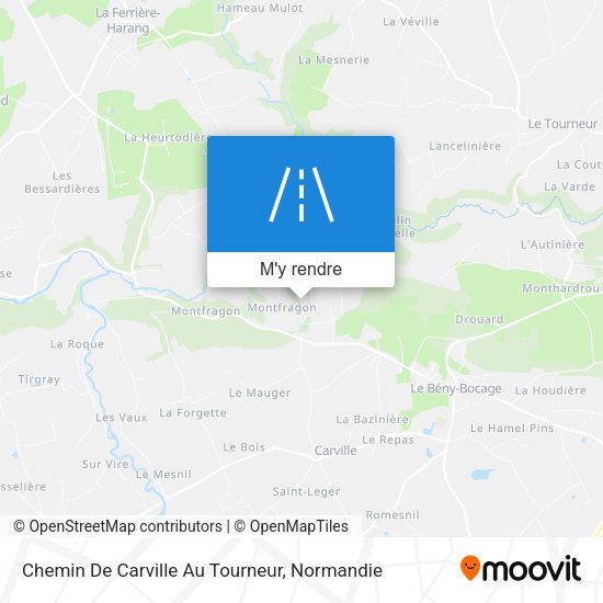 Chemin De Carville Au Tourneur plan