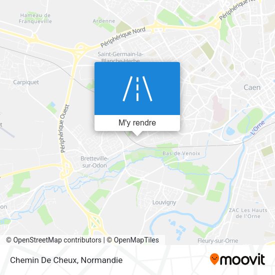 Chemin De Cheux plan