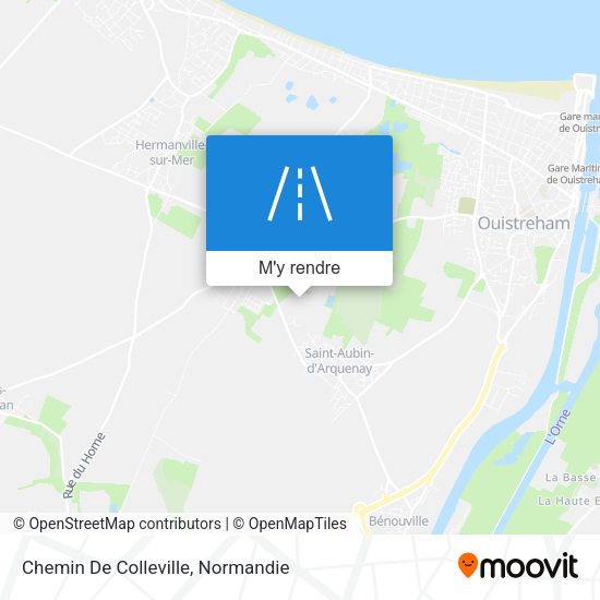 Chemin De Colleville plan