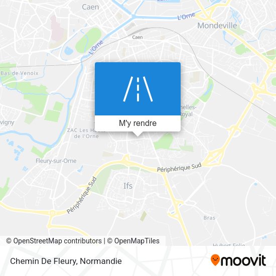 Chemin De Fleury plan