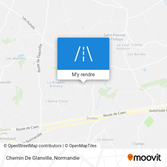 Chemin De Glanville plan