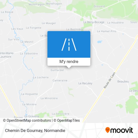 Chemin De Gournay plan