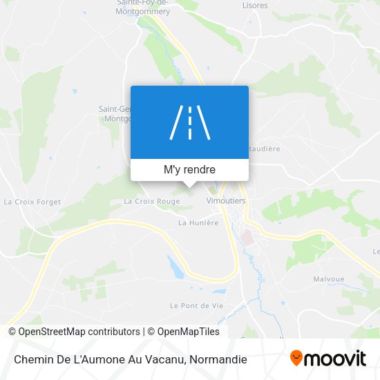 Chemin De L'Aumone Au Vacanu plan