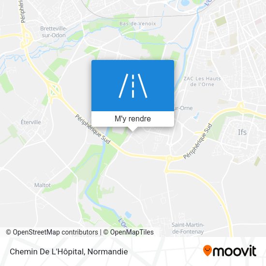 Chemin De L'Hôpital plan