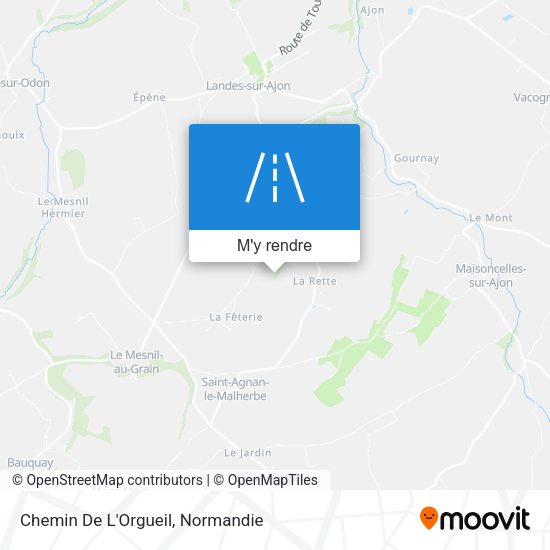 Chemin De L'Orgueil plan