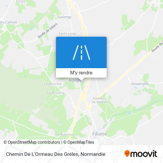 Chemin De L'Ormeau Des Gréles plan