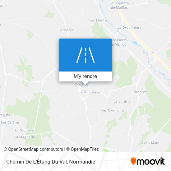 Chemin De L'Étang Du Val plan