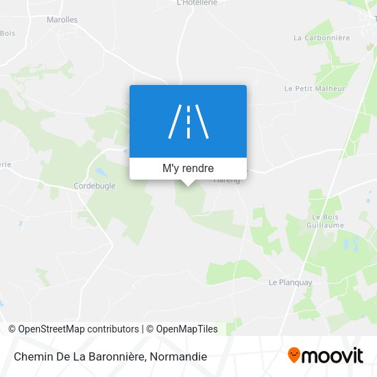 Chemin De La Baronnière plan