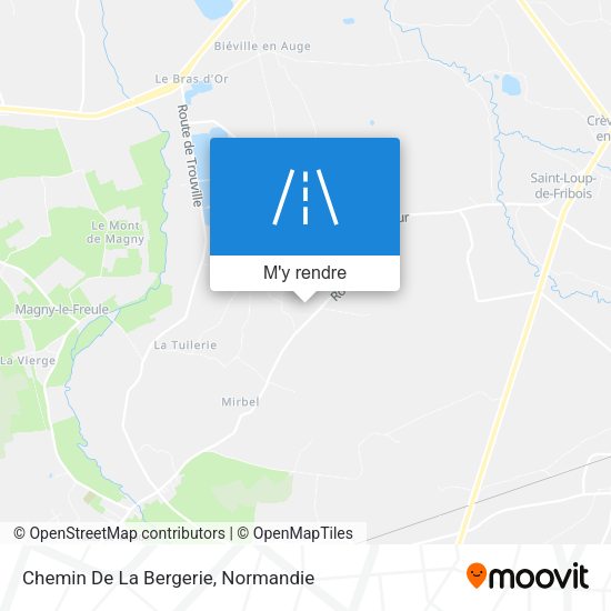 Chemin De La Bergerie plan